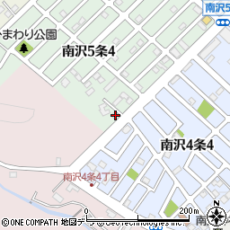 北海道札幌市南区南沢５条4丁目1-39周辺の地図