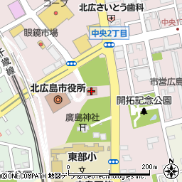 北広島市役所別館周辺の地図