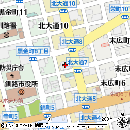 釧路信用金庫南支店周辺の地図