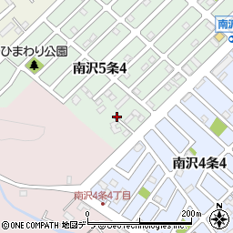 北海道札幌市南区南沢５条4丁目1周辺の地図