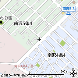 北海道札幌市南区南沢５条4丁目1-30周辺の地図