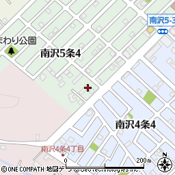 北海道札幌市南区南沢５条4丁目1-27周辺の地図