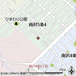 北海道札幌市南区南沢５条4丁目1-36周辺の地図