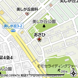 札幌盈友福祉会札幌あさひ保育園周辺の地図