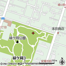北海道釧路市緑ケ岡周辺の地図