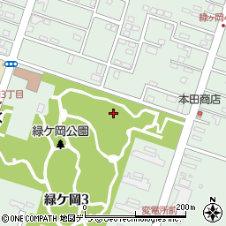 北海道釧路市緑ケ岡周辺の地図