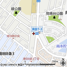 幌村建設札幌支店周辺の地図