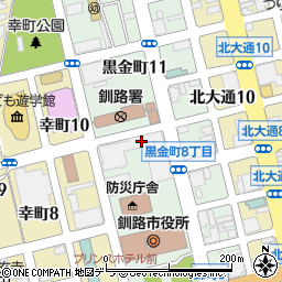 テルウェル東日本株式会社　北海道支店・釧路支店周辺の地図