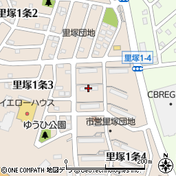 公営住宅里塚団地２号棟周辺の地図