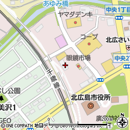 リハビリ特化型デイサービスカラダラボ北広島市役所前周辺の地図