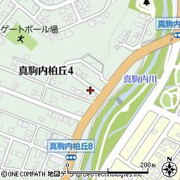 アイスアリーナ黒田宅akippa駐車場周辺の地図