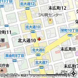 北海道釧路市北大通10丁目1-1周辺の地図
