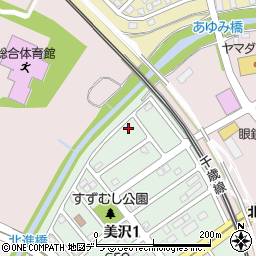 美沢1-7-15駐車場周辺の地図