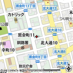 スーパーホテル釧路天然温泉周辺の地図