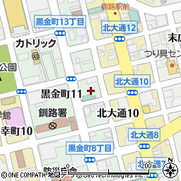 スーパーホテル釧路天然温泉第２駐車場周辺の地図