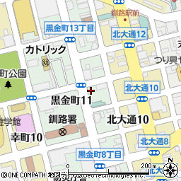 スーパーホテル釧路天然温泉第３駐車場周辺の地図