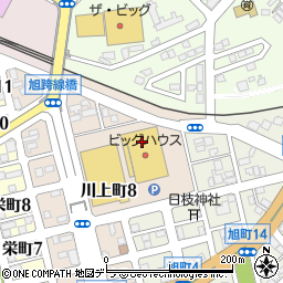 柳月　ビッグハウス釧路旭町店周辺の地図