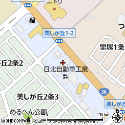 日北自動車工業株式会社周辺の地図