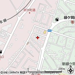 北海道釧路市材木町12-13周辺の地図