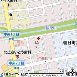 北海道新聞販売所　いながき販売所周辺の地図