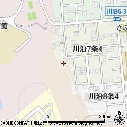 北海道札幌市南区川沿７条4丁目6周辺の地図