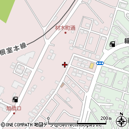 北海道釧路市材木町13-4周辺の地図