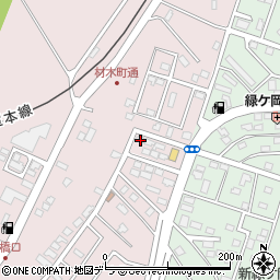 北海道釧路市材木町12-4周辺の地図