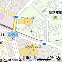 北海道釧路市新釧路町1周辺の地図