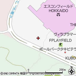 北海道ボールパークＦビレッジＣ９駐車場周辺の地図