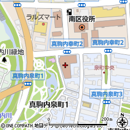 札幌南郵便局 ＡＴＭ周辺の地図