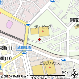 北海道釧路市新釧路町2-13周辺の地図