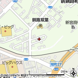 北海道釧路市新釧路町3-6周辺の地図
