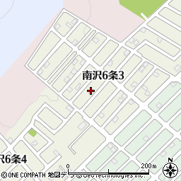 北海道札幌市南区南沢６条3丁目4周辺の地図
