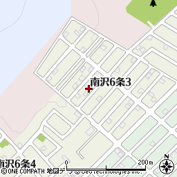 北海道札幌市南区南沢６条3丁目5周辺の地図