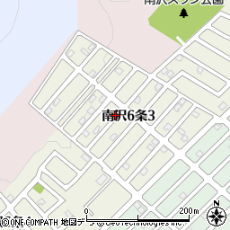 北海道札幌市南区南沢６条3丁目周辺の地図