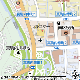 真駒内住宅周辺の地図