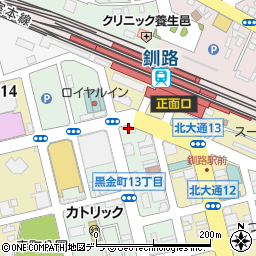 ニッポンレンタカー釧路駅前営業所周辺の地図