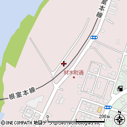 北海道釧路市材木町17-4周辺の地図
