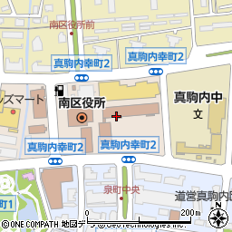 北海道札幌市南区真駒内幸町周辺の地図