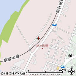 北海道釧路市材木町17-6周辺の地図
