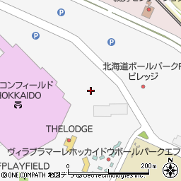 北海道北広島市Ｆビレッジ周辺の地図