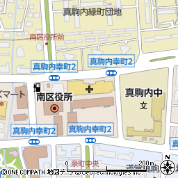 北洋銀行真駒内中央支店 ＡＴＭ周辺の地図
