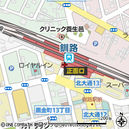ＪＲ北海道釧路支社販売グループ周辺の地図