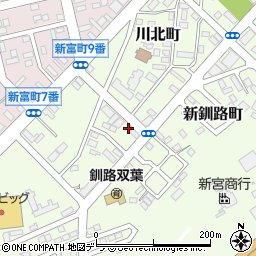 有限会社プリネーム　釧路店周辺の地図