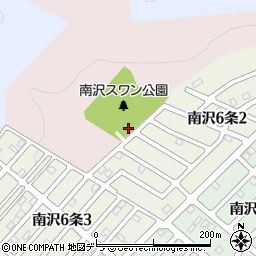 南沢スワン公園トイレ周辺の地図