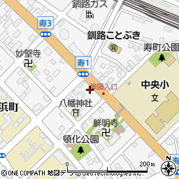 株式会社岩崎釧路出張所周辺の地図