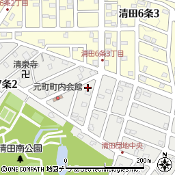 セイコーマート清田７条店周辺の地図