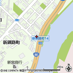 北海道釧路市新釧路町6-1周辺の地図