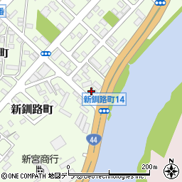 北海道釧路市新釧路町6-2周辺の地図