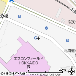 北海道ボールパークＦビレッジＡ３駐車場周辺の地図